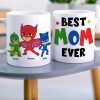 Mom and Kids Personalized Coffee Mug Mother's Day Gift DR-WHM-01QHQN300323