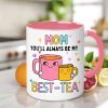 Mom Best Tea Coffee Mug Gift for Mom from Daughter Son Kids Husband, Birthday Mother's Day Christmas Gift