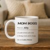Mom Boss Definition Coffee Mug Funny Gift for Working Mom