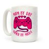 Mom By Day Gamer By Night Coffee Mug