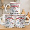 Mom By Heart, Not Just By Blood - Family Personalized Custom 3D Inflated Effect Printed Mug - Mother's Day Gift For Mom, Grandma