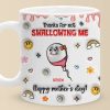 Mom By Heart, Not Just By Blood - Family Personalized Custom 3D Inflated Effect Printed Mug - Mother's Day Gift For Mom, Grandma