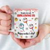 Mom By Heart, Not Just By Blood - Family Personalized Custom 3D Inflated Effect Printed Mug - Mother's Day Gift For Mom, Grandma