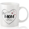 Mom Coffee Mug Gift for Mom Grandmother from Daughter Son Kids Husband, Mothers Day Birthday Gift