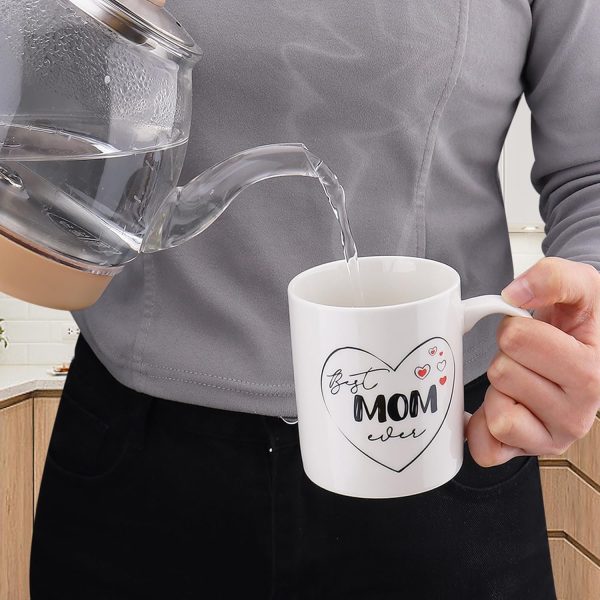 Mom Coffee Mug Gift for Mom Grandmother from Daughter Son Kids Husband, Mothers Day Birthday Gift