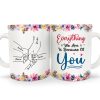 Mom Grandma Everything We Are - Gift For Mother, Grandmother - Personalized White Edge-to-Edge Mug