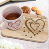 Mom Grandma Sweethearts - Personalized Combo Marble Mug & Serving Board