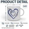 Mom Grandma Sweethearts - Personalized Marble Mug