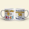 Mom Happy Day 05HTTI170423 Personalized Coffee Mug Accent Mug Wine Tumbler