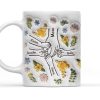 Mom Hold Our Hands, Also Our Hearts- Personalized 3D Inflated Effect Ceramic Mug - Gift For Mom, Grandma, Mother's Day | NA94