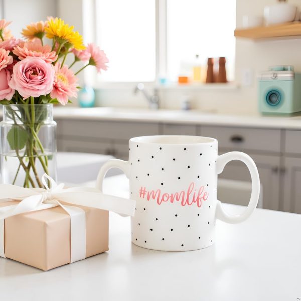 Mom Life Coffee Mug Gift for New Mom Expecting Mom Pregnancy Baby Shower Mother's Day Birthday Gift