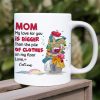 Mom My Love For You, Gift For Mom, Personalized Mug, Clothes On Floor Mug, Mother's Day Mug