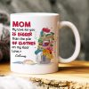 Mom My Love For You, Gift For Mom, Personalized Mug, Clothes On Floor Mug, Mother's Day Mug