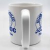 Mom Of A Spoiled Rotten Dog with Floral Pattern - Personalized Custom Coffee Mug - DOG058_MG