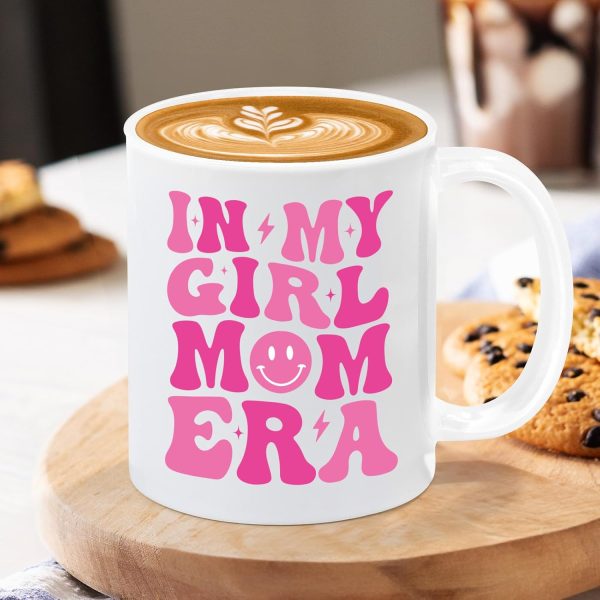 Mom of Girls Coffee Mug Gift for New Mom Pregnancy Baby Shower Mother's Day Birthday Gift