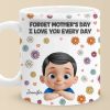 Mom, Our Love Is Endless - Family Personalized Custom 3D Inflated Effect Printed Mug - Mother's Day, Gift For Mom, Grandma