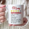 Mom Outstanding Couldn't Have Wished For Better, Personalized Mug, Mother's Day Gift, Gift For Mom