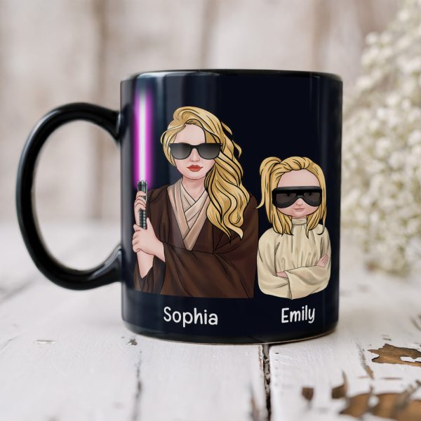 Mom-Personalized Coffee Mug- Gift For Mom-Mom Black Mug- BLM-02qhqn010423tm