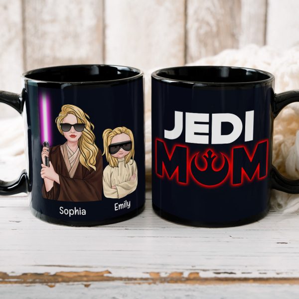 Mom-Personalized Coffee Mug- Gift For Mom-Mom Black Mug- BLM-02qhqn010423tm