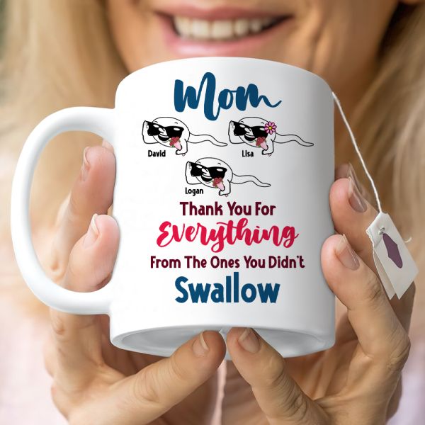 Mom Thank You For Everything Personalized Mug, Gift For Mother