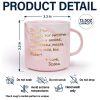 Mom Thanks For Putting Up With My Sibling From Favorite Child - Personalized Marble Mug