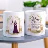 Mom Today A Bride Tomorrow A Wife Personalized Mug, Gift For Mother