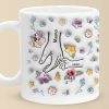 Mom, You Hold My Hand, Also My Heart - Family Personalized Custom 3D Inflated Effect Printed Mug - Mother's Day, Gift For Mom, Grandma