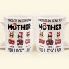 Mom, You Lucky Lady - Personalized Mug