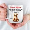 Mom, You Make My Tail Wag With Love - Dog Personalized Custom Mug - Mother's Day, Gift For Pet Owners, Pet Lovers