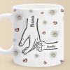 Mom, You Make Us Whole - Family Personalized Custom 3D Inflated Effect Printed Mug - Mother's Day, Gift For Mom, Grandma