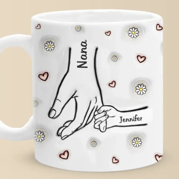 Mom, You Make Us Whole - Family Personalized Custom 3D Inflated Effect Printed Mug - Mother's Day, Gift For Mom, Grandma