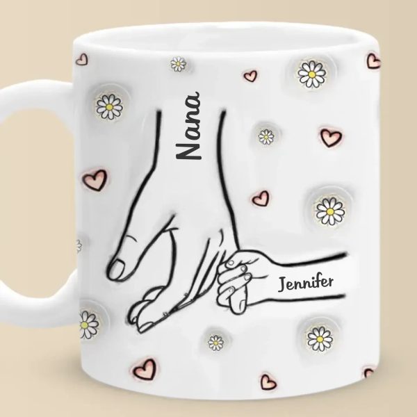 Mom, You Make Us Whole - Family Personalized Custom 3D Inflated Effect Printed Mug - Mother's Day, Gift For Mom, Grandma