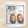 Mom, You Nailed It - Family Personalized Custom Mug - Mother's Day, Gift For Mom, Grandma