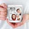 Mom, You Nailed It - Family Personalized Custom Mug - Mother's Day, Gift For Mom, Grandma