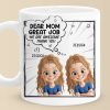 Mom, You Nailed It - Family Personalized Custom Mug - Mother's Day, Gift For Mom, Grandma