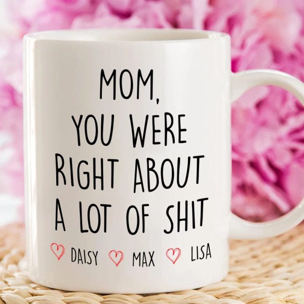 Mom You Were Right Family Mug Personalized Gift K228 890535