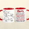 Mom You're The Best, Personalized Coffee Mug, Running With Mom Coffee Mug, Mother's Day Gift, Birthday Gift For Mom