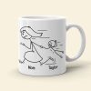 Mom You're The Best, Personalized Coffee Mug, Running With Mom Coffee Mug, Mother's Day Gift, Birthday Gift For Mom