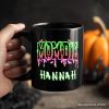 Mombie Halloween Personalized Mug, Funny Gift with Custom Name for Spooky Moms