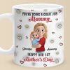 Mommy, You Make Life So Sweet - Family Personalized Custom 3D Inflated Effect Printed Mug - Mother's Day, Baby Shower Gift, Gift For First Mom