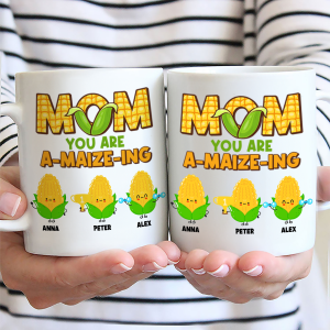 Mommy You're Amazing We Love You So Much - Gift For Mom - Personalized Ceramic Mug - NA94