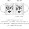 Mommy's Sippy Cup Coffee Mug Funny Gift for Mom from Daughter Son Kids Birthday Mother's Day Gift