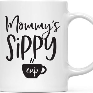 Mommy's Sippy Cup Coffee Mug Funny Gift for Mom from Daughter Son Kids Birthday Mother's Day Gift