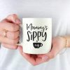 Mommy's Sippy Cup Coffee Mug Funny Gift for Mom from Daughter Son Kids Birthday Mother's Day Gift