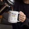 Mom's Grandma's Garden - Loving Gift For Mother, Grandmother - Personalized White Edge-to-Edge Mug