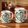Mom's Grandma's Sweethearts - Gift For Mother, Grandmother - 3D Inflated Effect Printed Mug, Personalized White Edge-to-Edge Mug