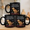 Mom's Love Knows No Stink - Dog Personalized Custom Black Mug - Mother's Day, Gift For Pet Owners, Pet Lovers