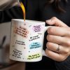 Mom's Self Love Mug With Inspiring Quotes And Floral Design - Personalized Custom Coffee Mug - MOM033_MG