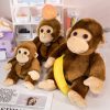 Monkey Doll Soft Plush Toy for Wild Animals