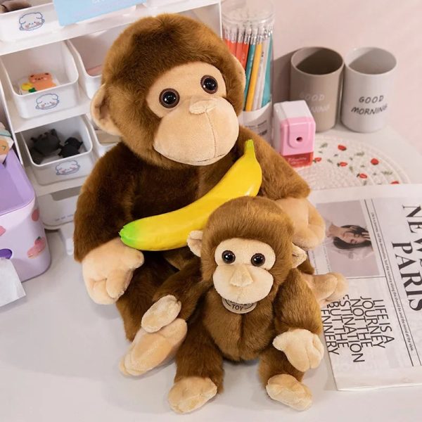 Monkey Doll Soft Plush Toy for Wild Animals